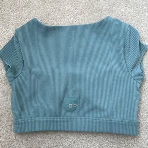 Alo blissful Henley bra top